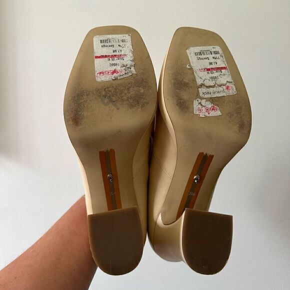 Sam Edelman Jed Women’s Matte Eggshell Ivory Chunky Platform Tassel Detail Loafe - Picture 10 of 14